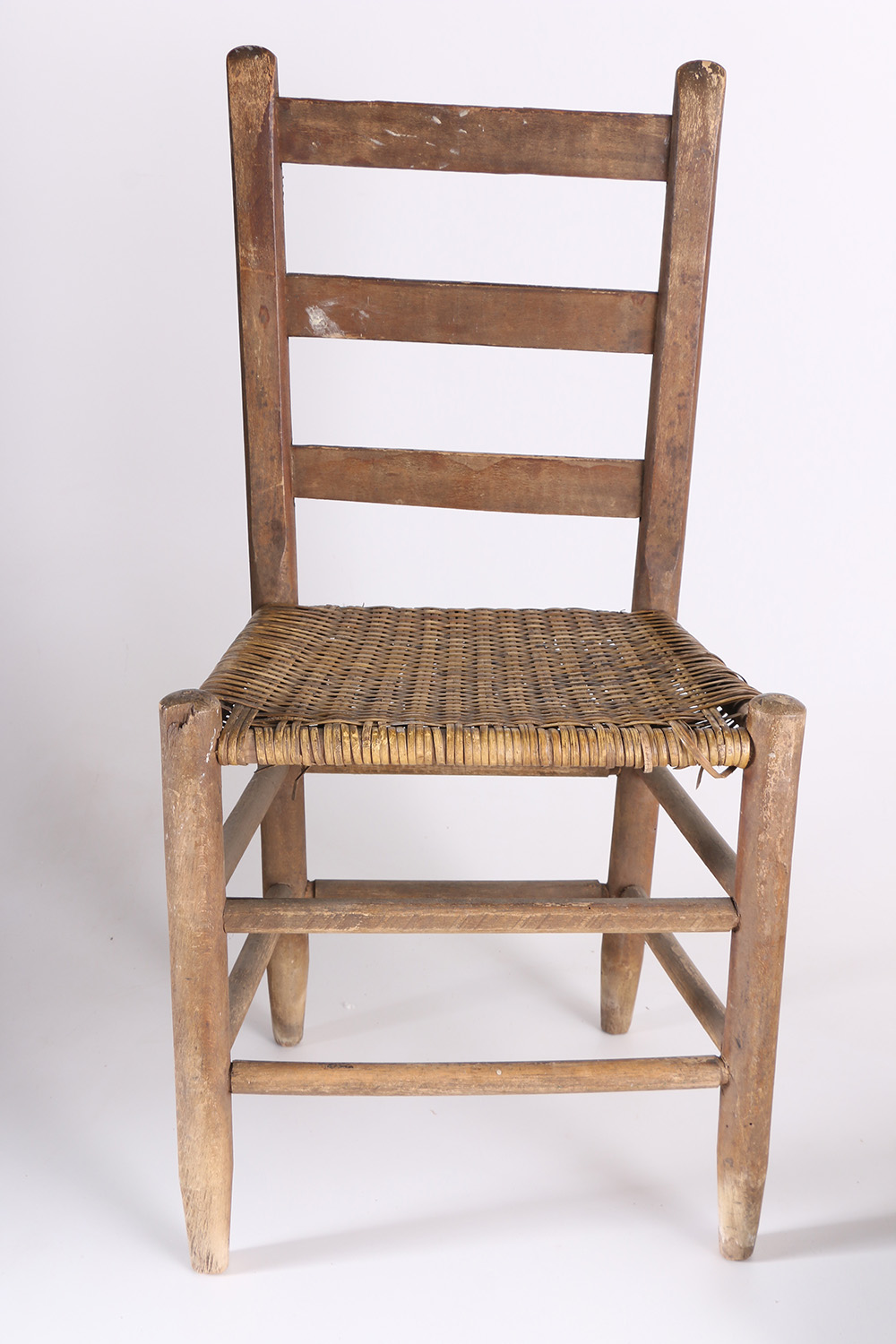 Vintage Wood and Wicker Chair