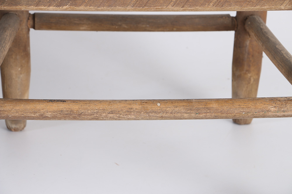 Vintage Wood and Wicker Chair