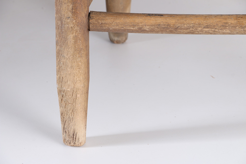 Vintage Wood and Wicker Chair