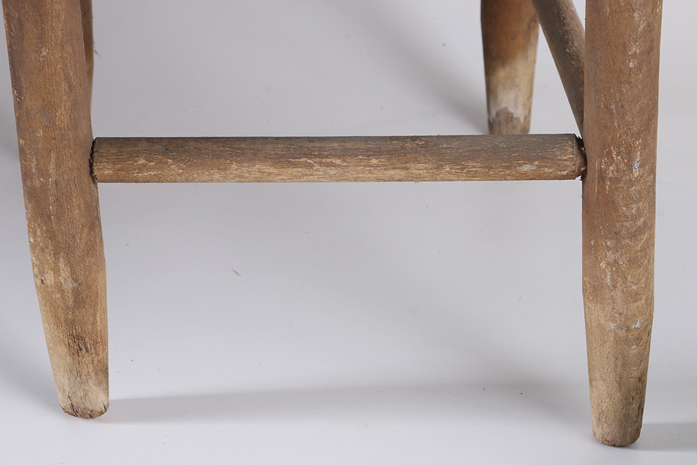 Vintage Wood and Wicker Chair