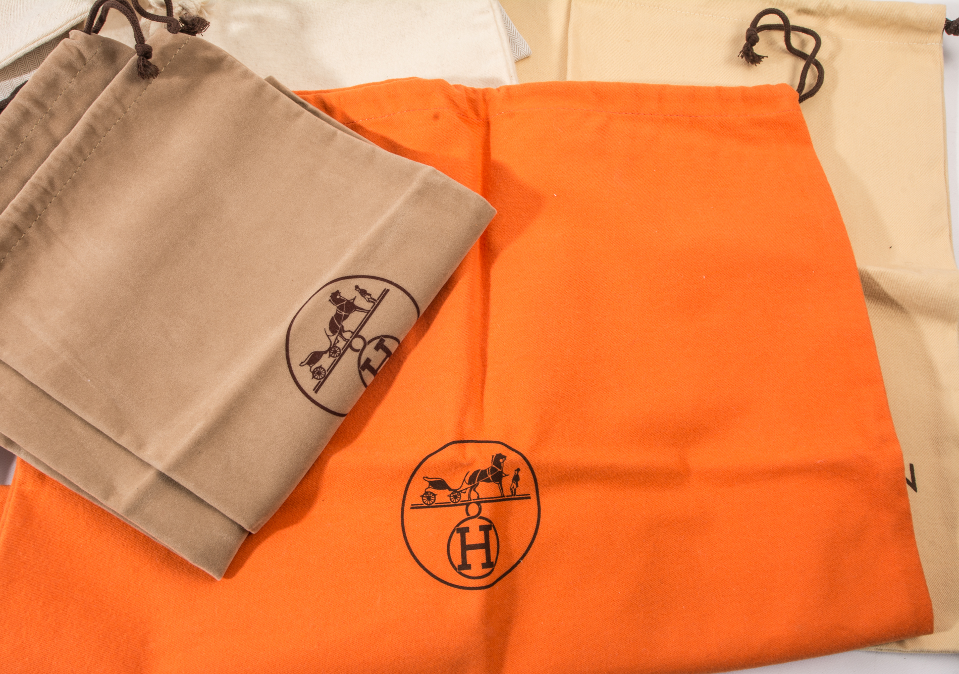 Dust Covers and Bags Including Hermès, Chanel, Gucci