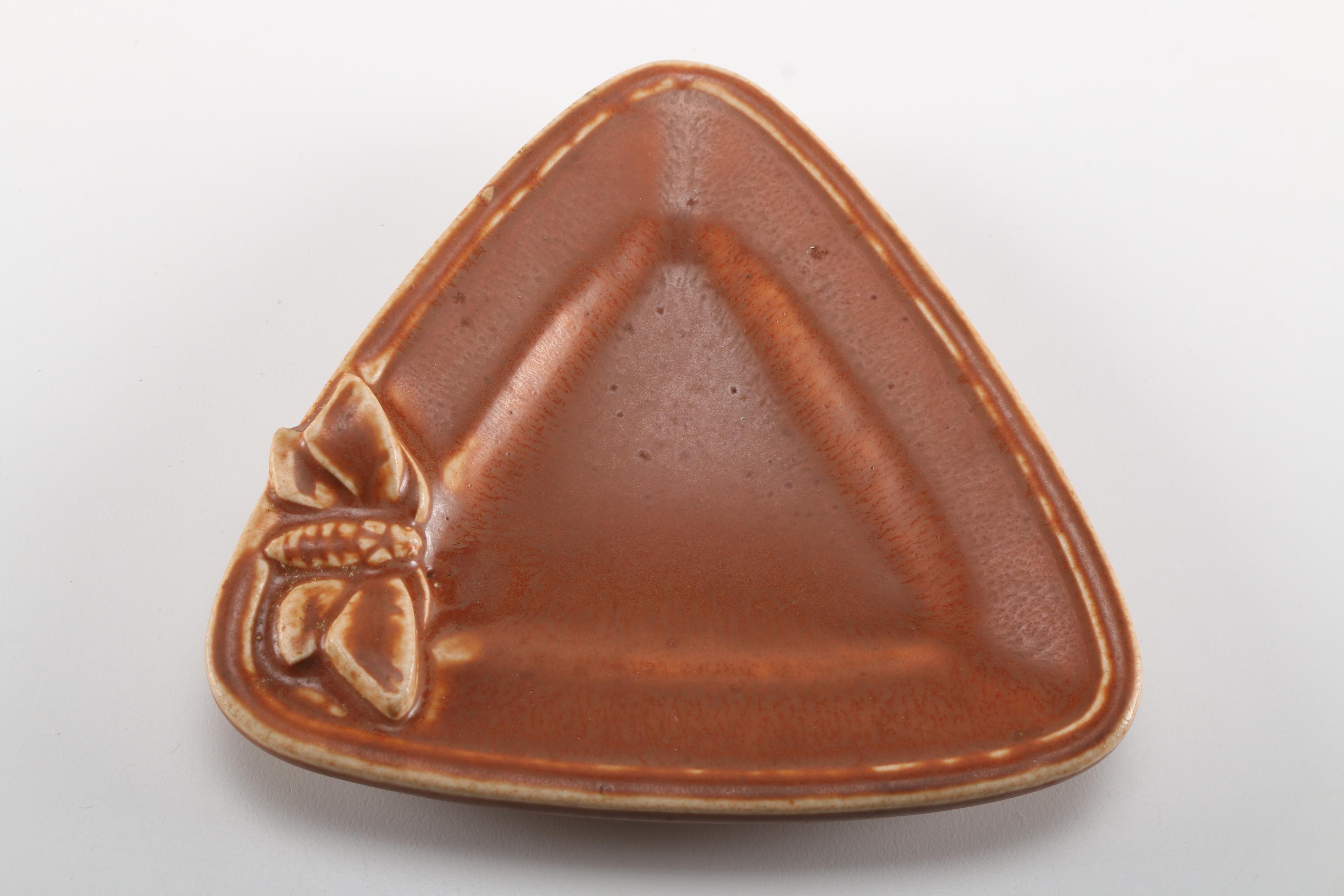 Selection of Art Pottery Including Rookwood "Moth"