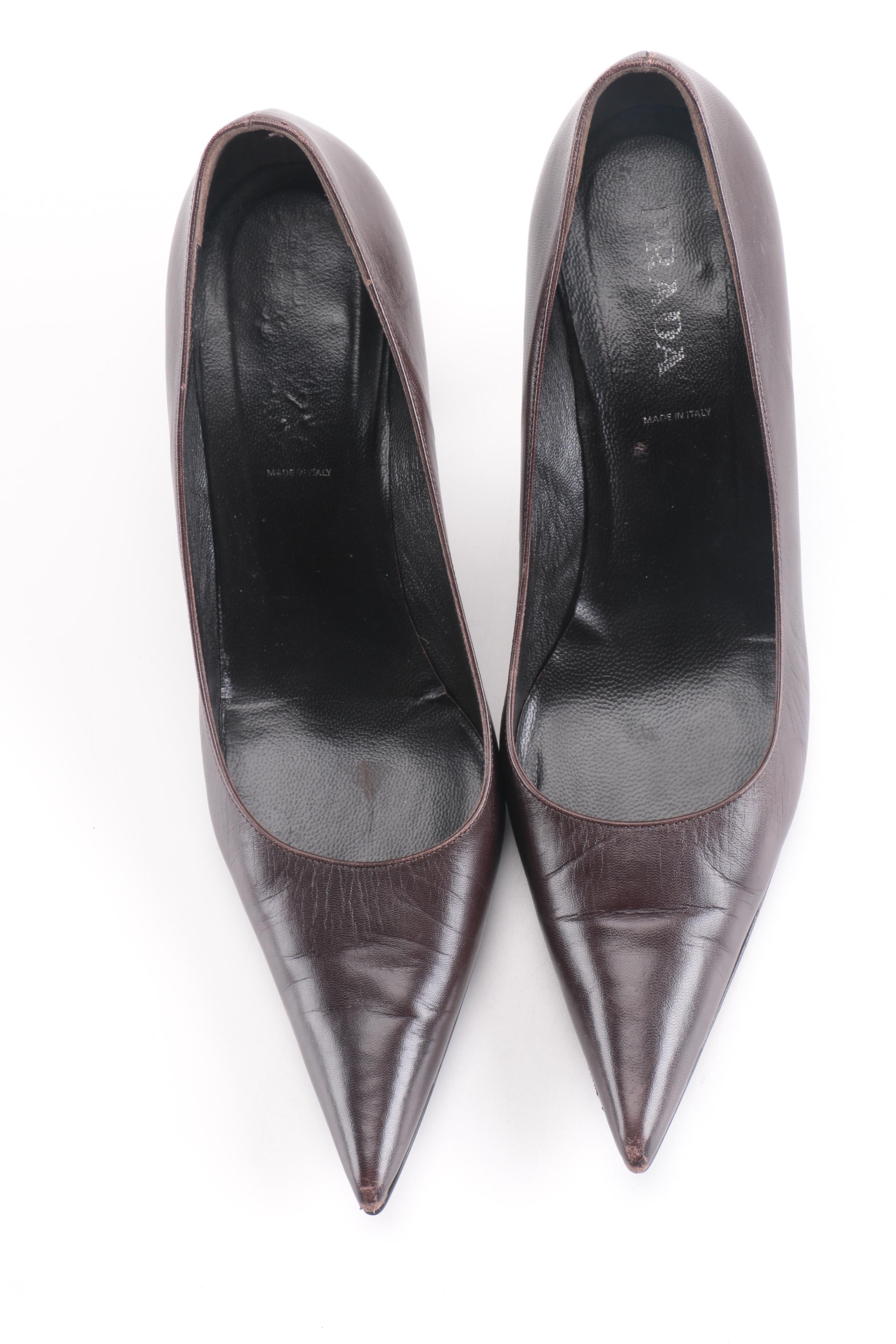 Collection of Heels Including Prada