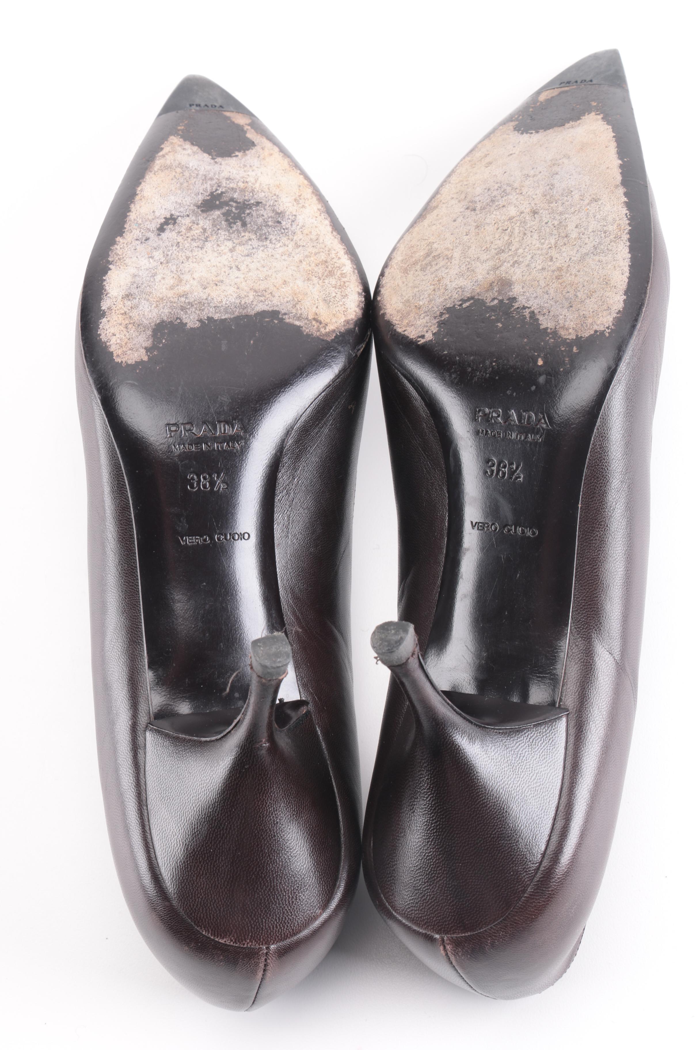 Collection of Heels Including Prada