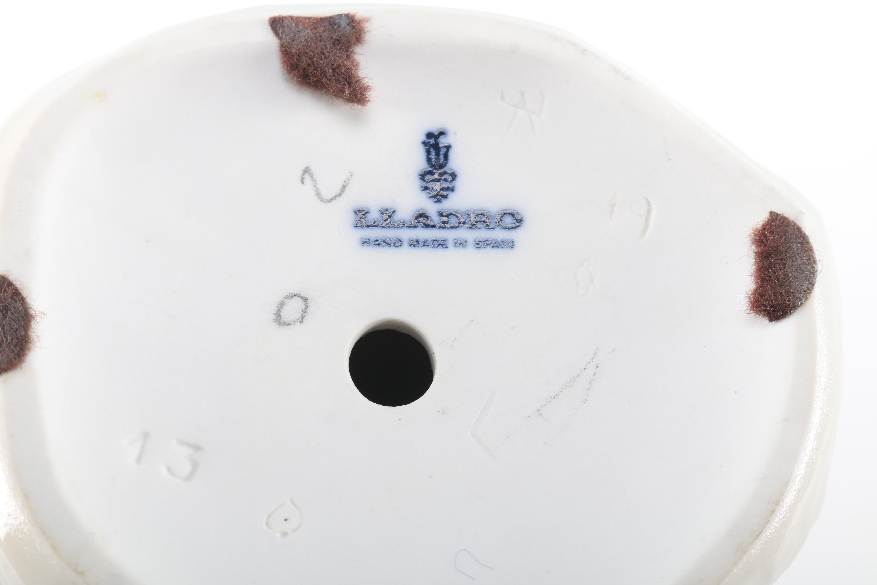 Vintage Lladró Porcelain Figurine "Little Girl with Cat"