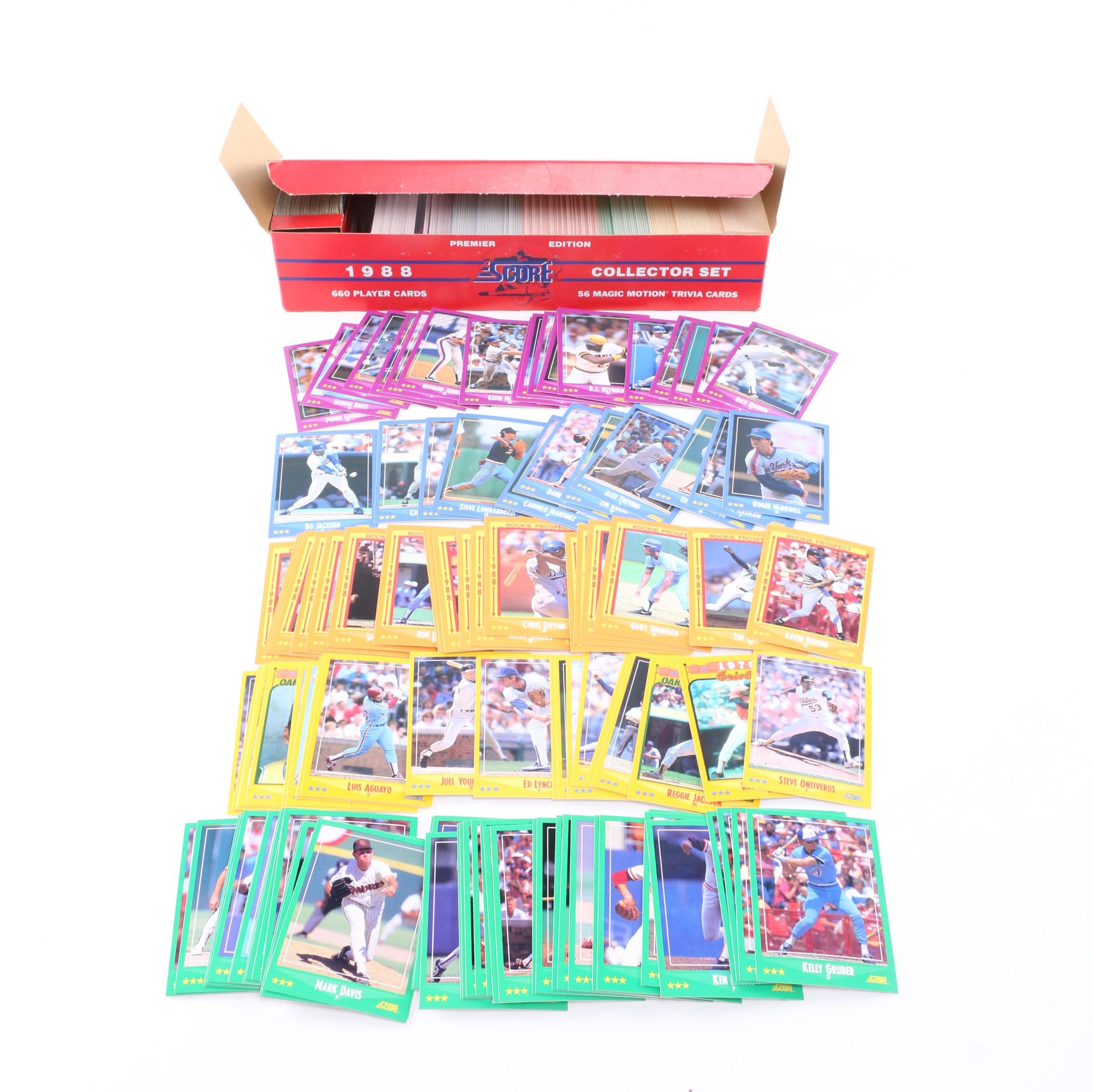 1988 Score Baseball Card Complete Set