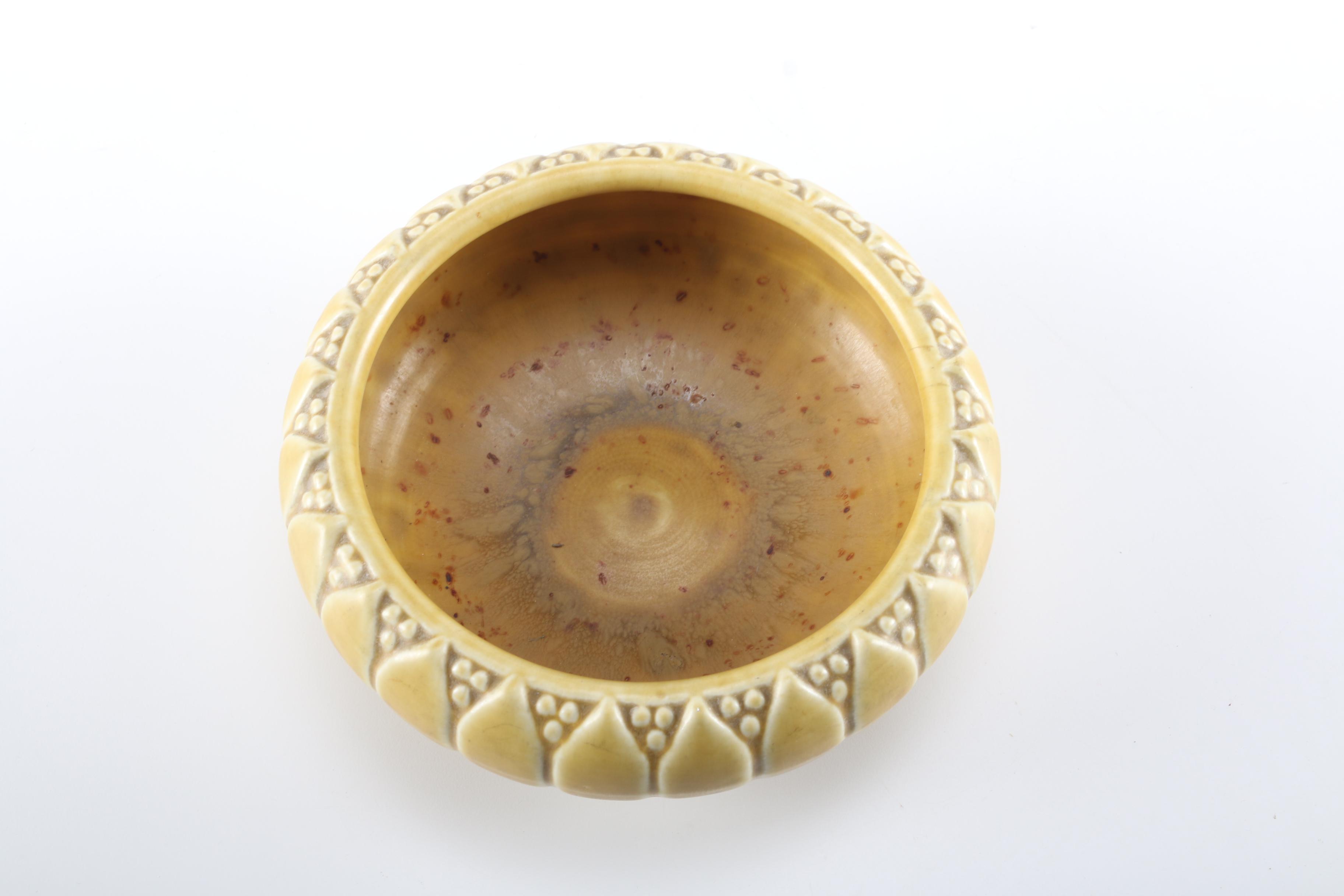 1919 Rookwood Pottery Console Bowl