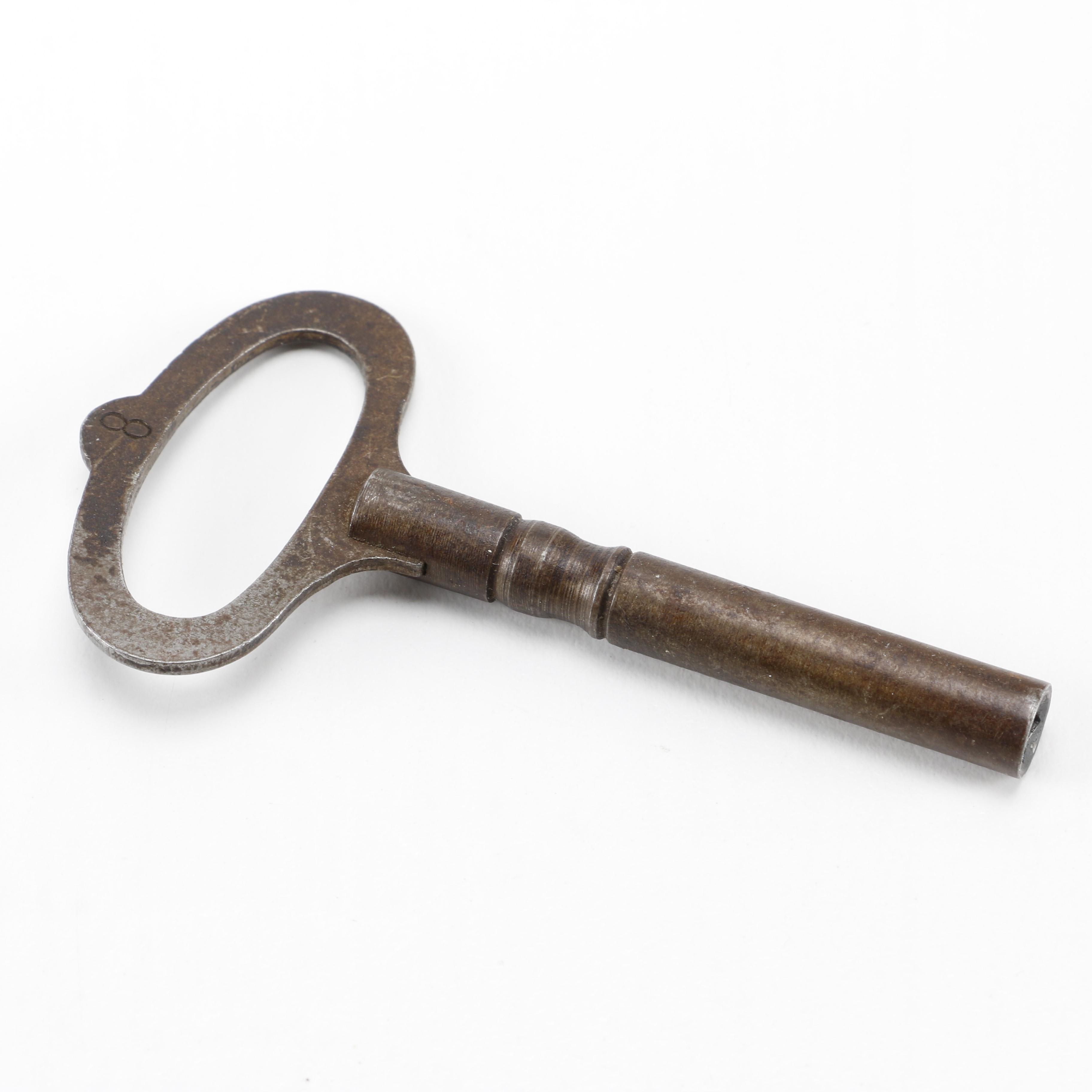 Early 20th Century Harris & Shafer Ceramic Mantel Clock