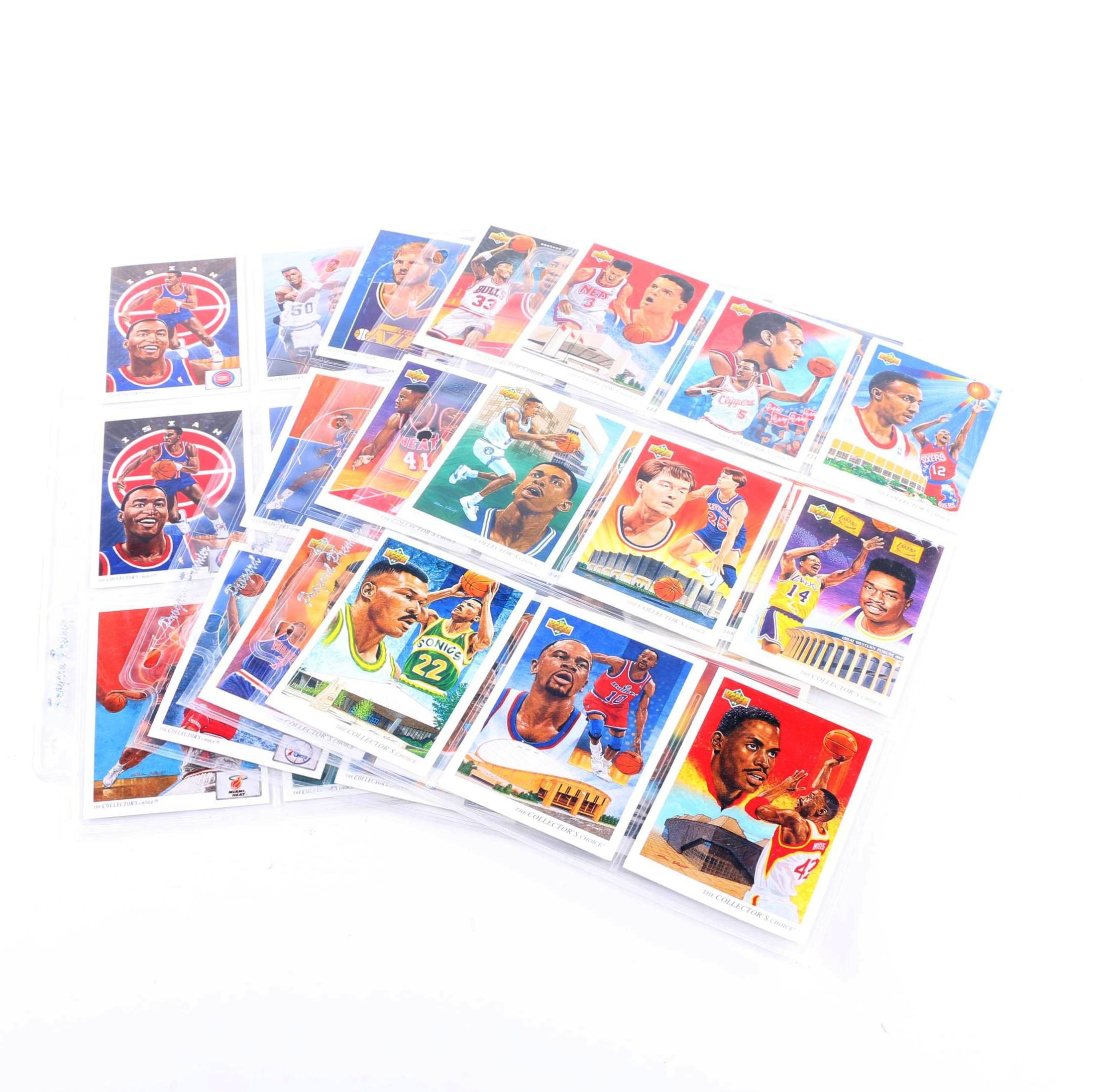 Collection of Upper Deck "The Collector's Choice" Cards