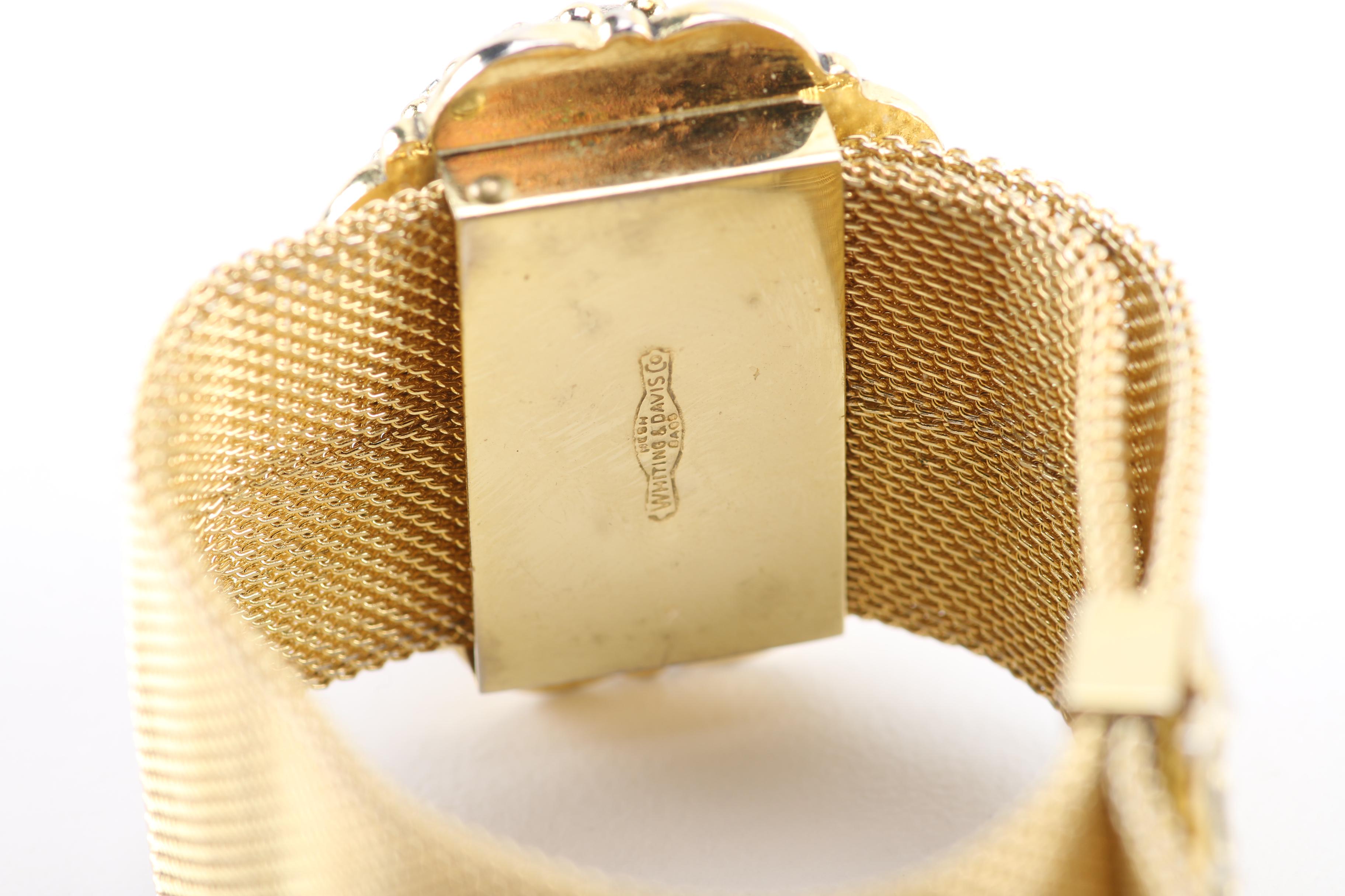 Gold Tone Jewelry Selection Including Shell Accent Bracelet