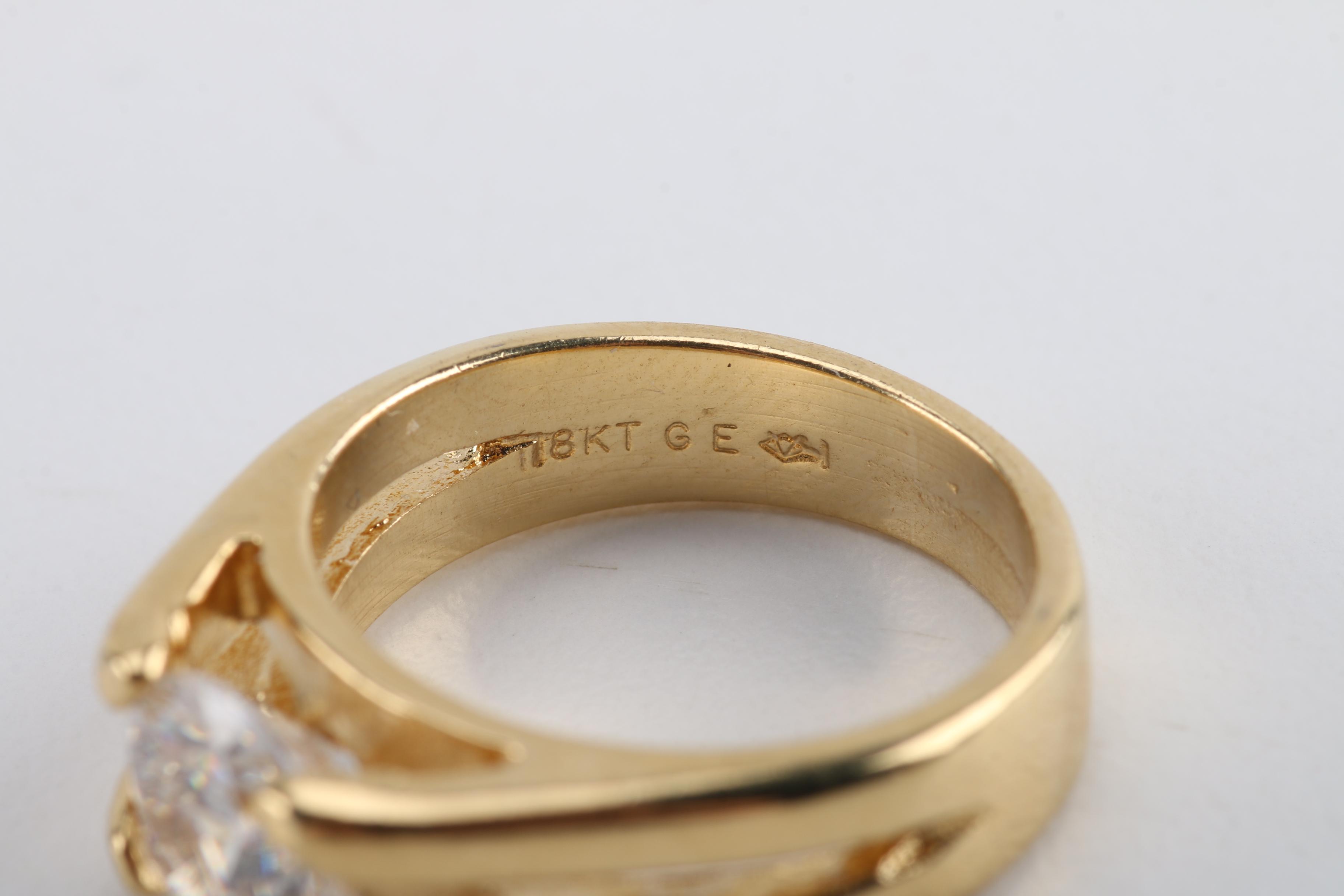 Gold Tone Jewelry Selection Including Shell Accent Bracelet