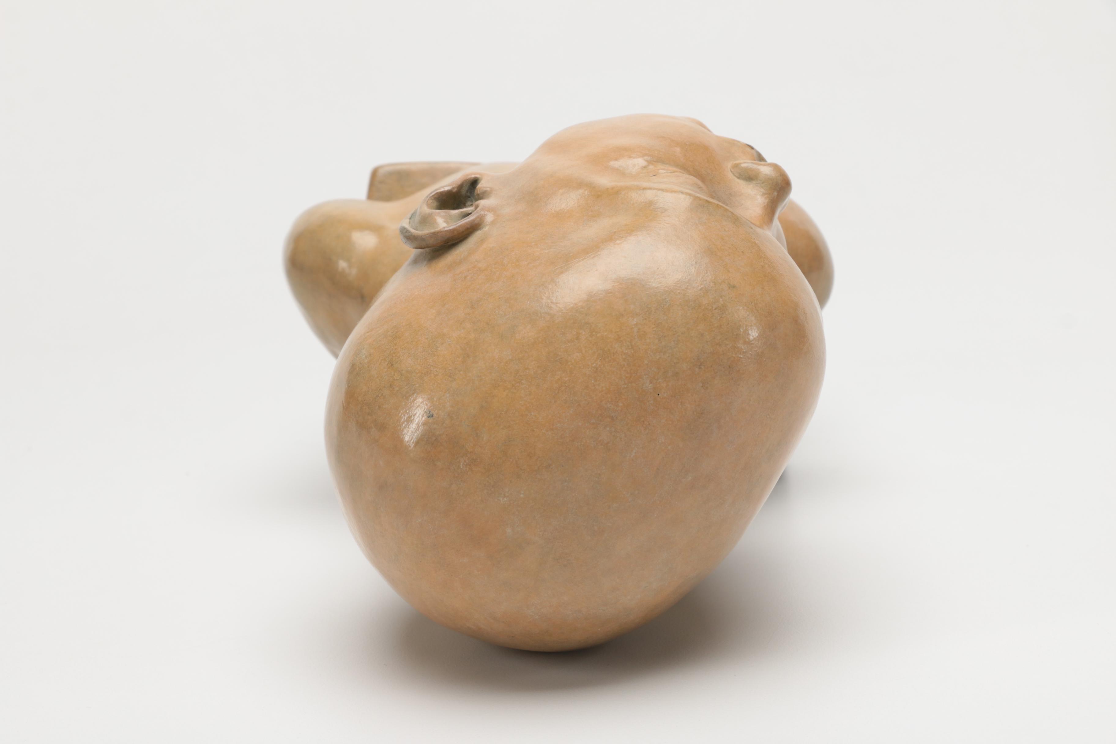 Danielle Anjou  Reproduction Sculpture After Aimé Jules Dalou's "Buste d’Enfant Endormi"