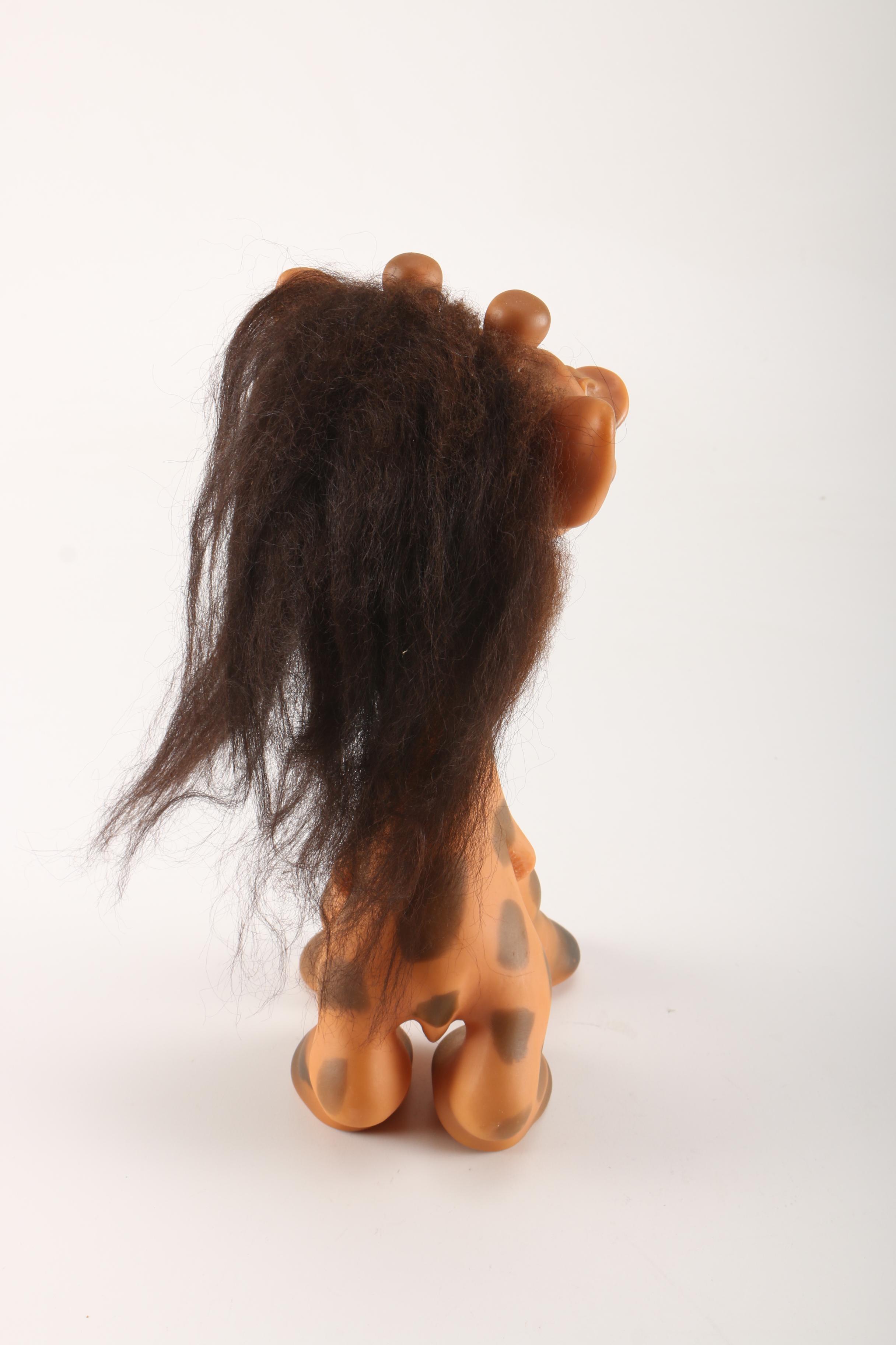 1960s Thomas DAM Molded Plastic Troll Giraffe