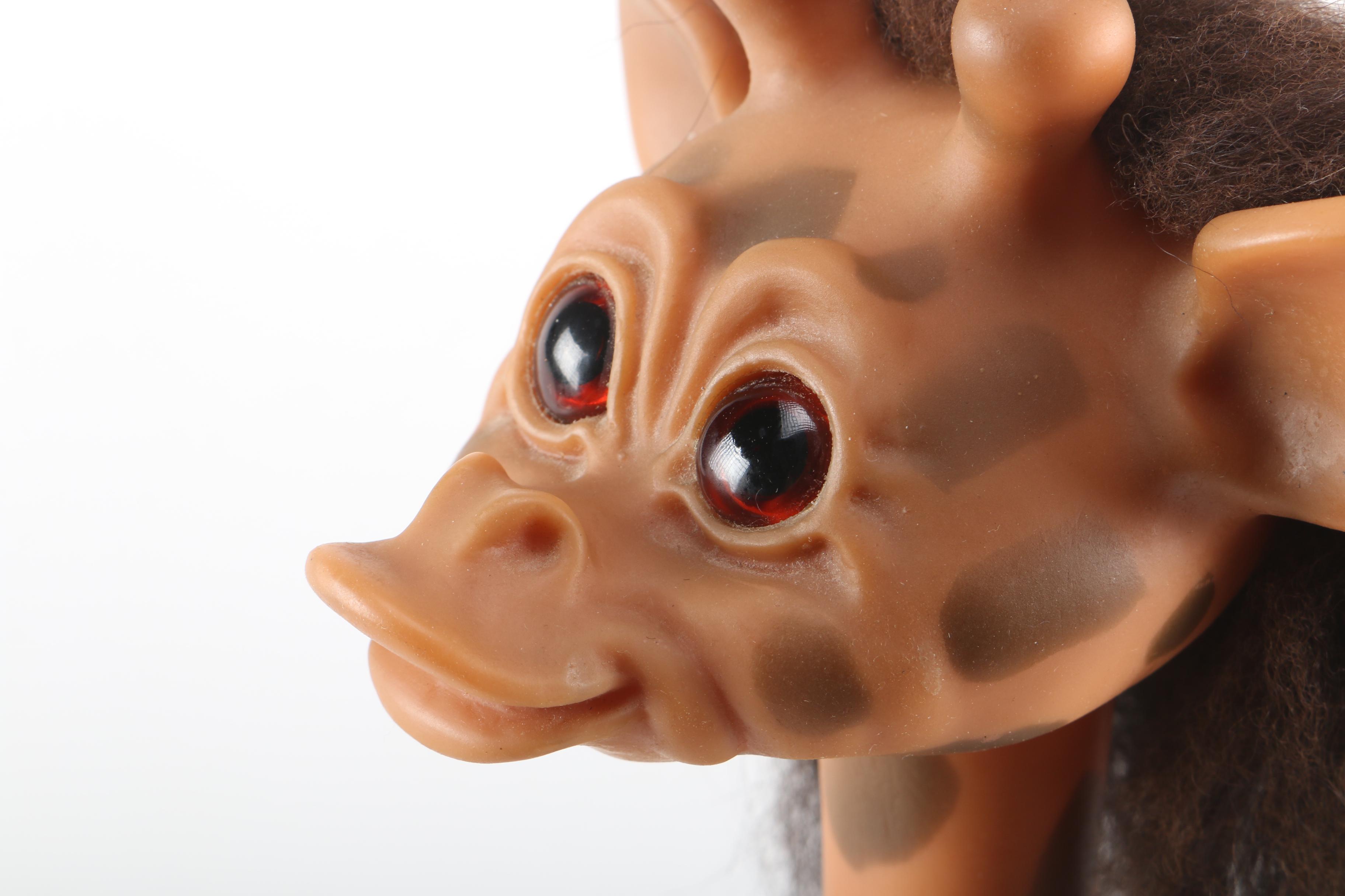1960s Thomas DAM Molded Plastic Troll Giraffe