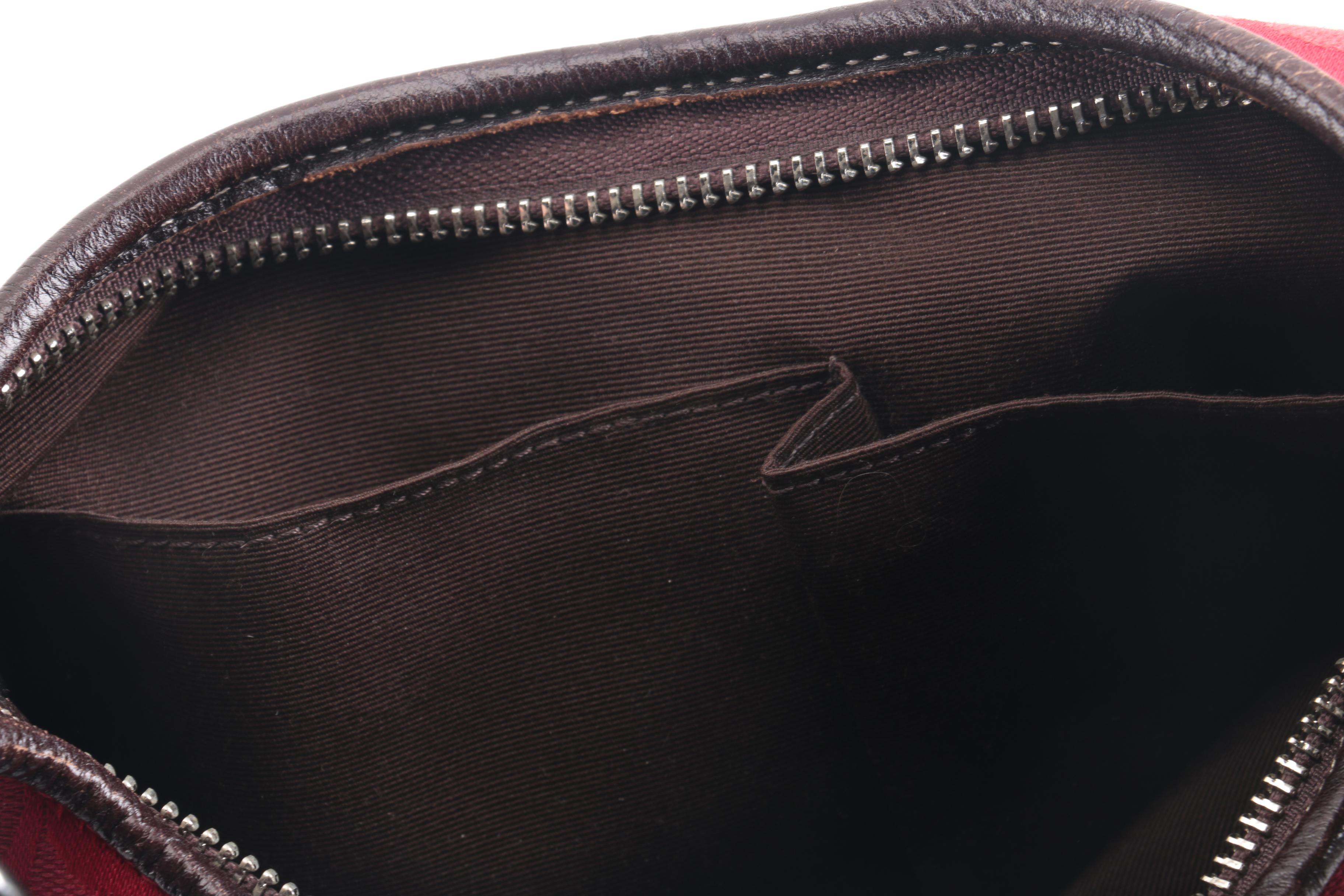 Coach Red Signature Hampton Hobo Bag