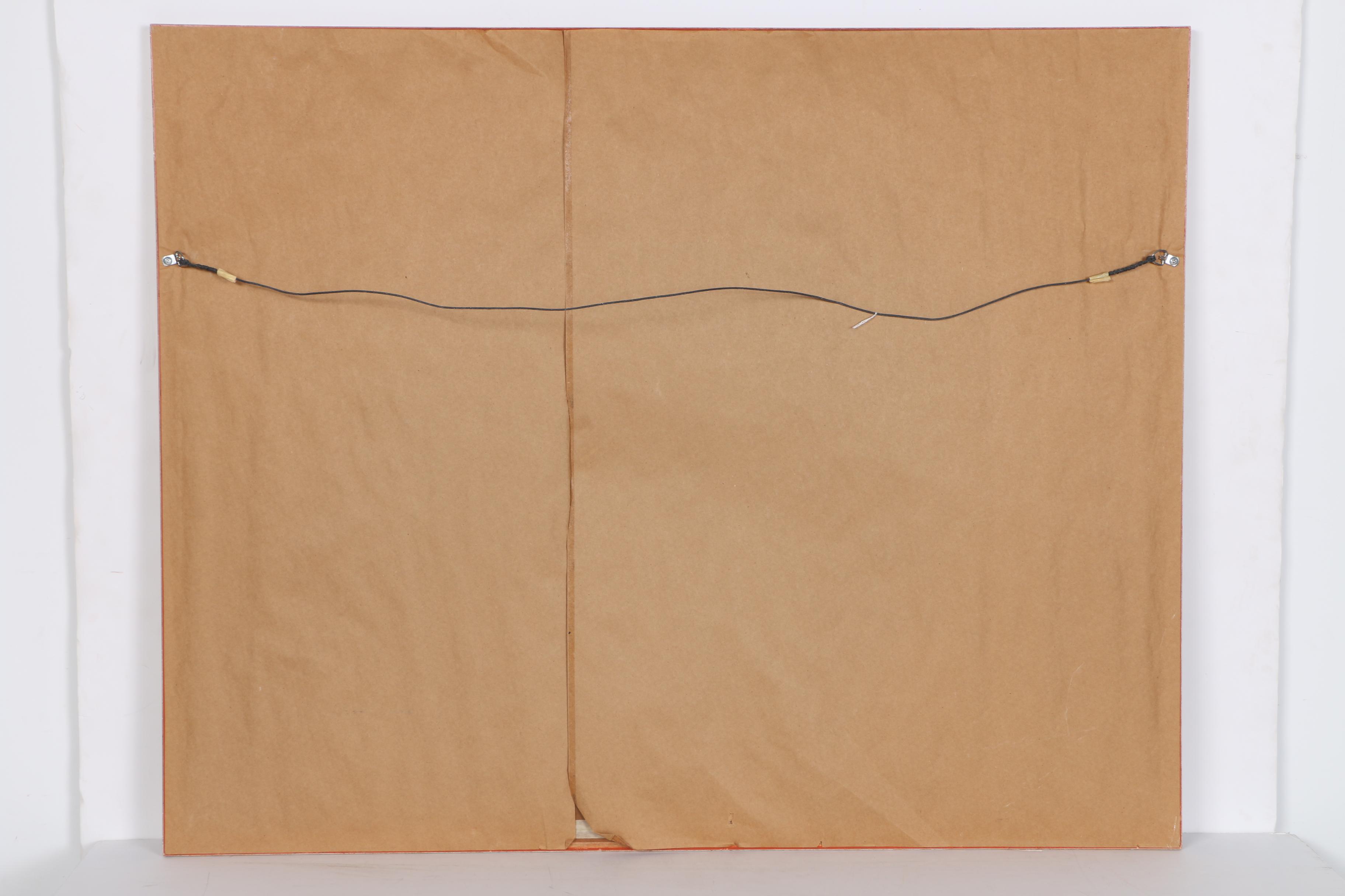 Elizabeth Berry Watercolor Painting of a Garden