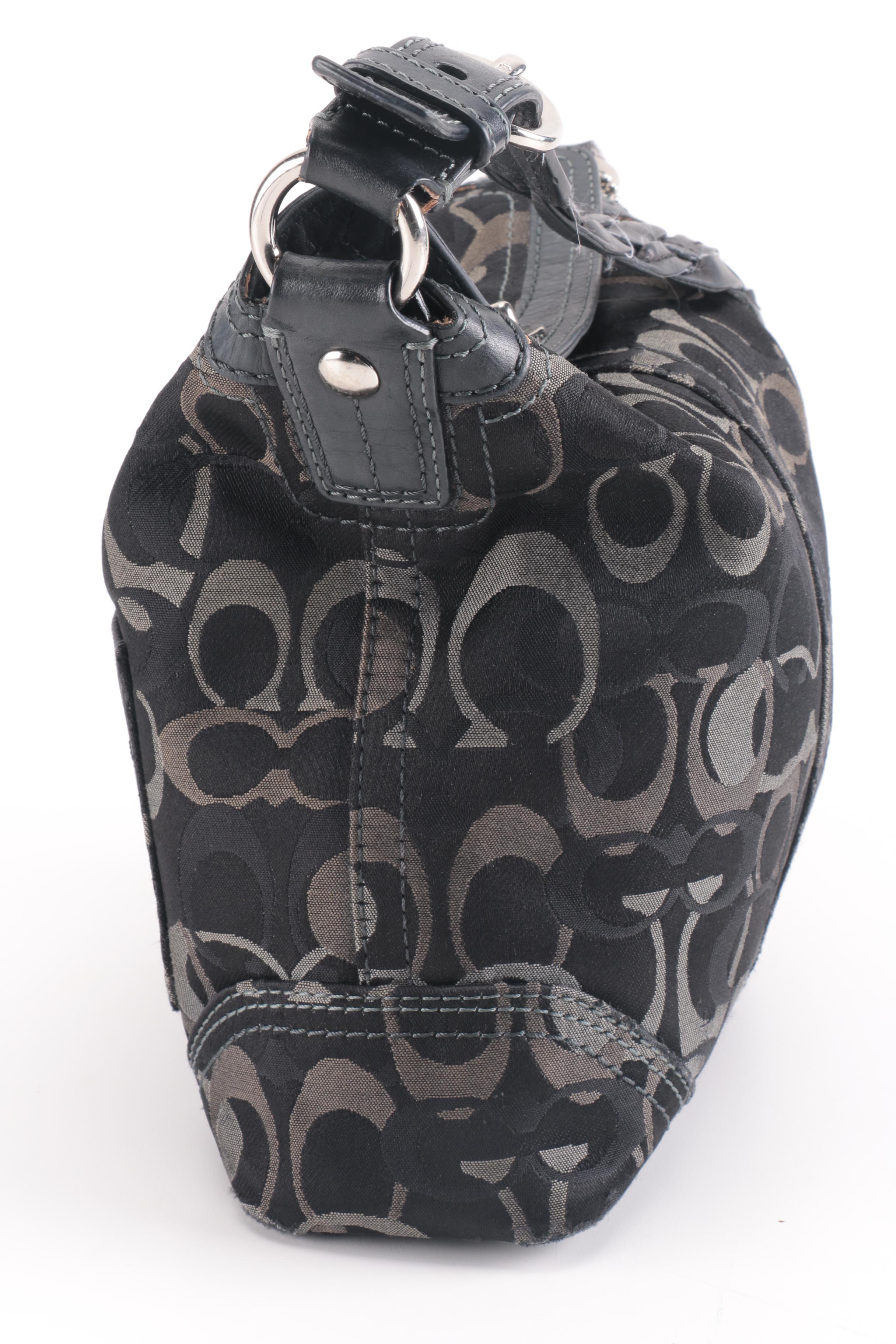 Coach Chelsea Optic Turn Lock Shoulder Hobo Bag