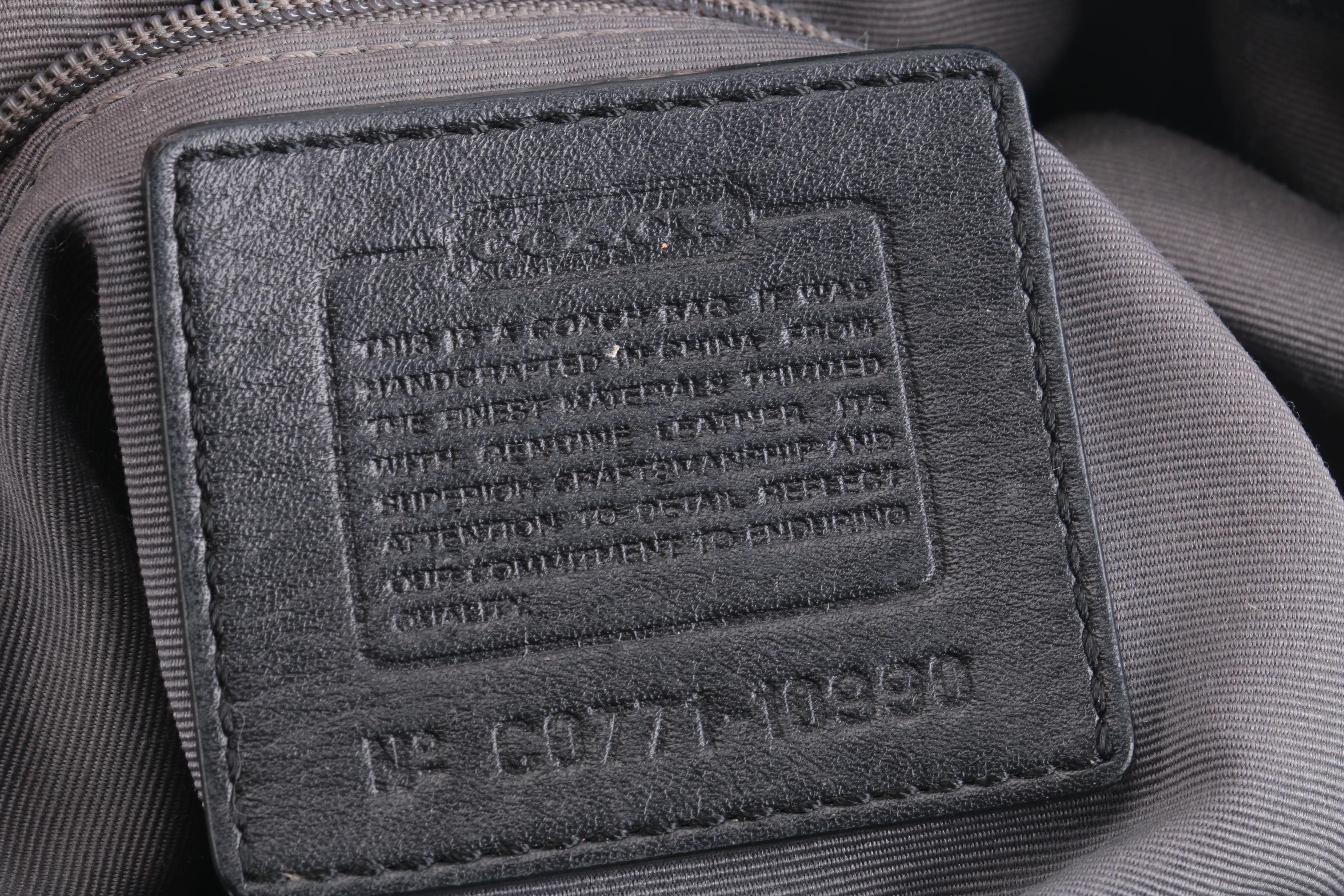 Coach Chelsea Optic Turn Lock Shoulder Hobo Bag