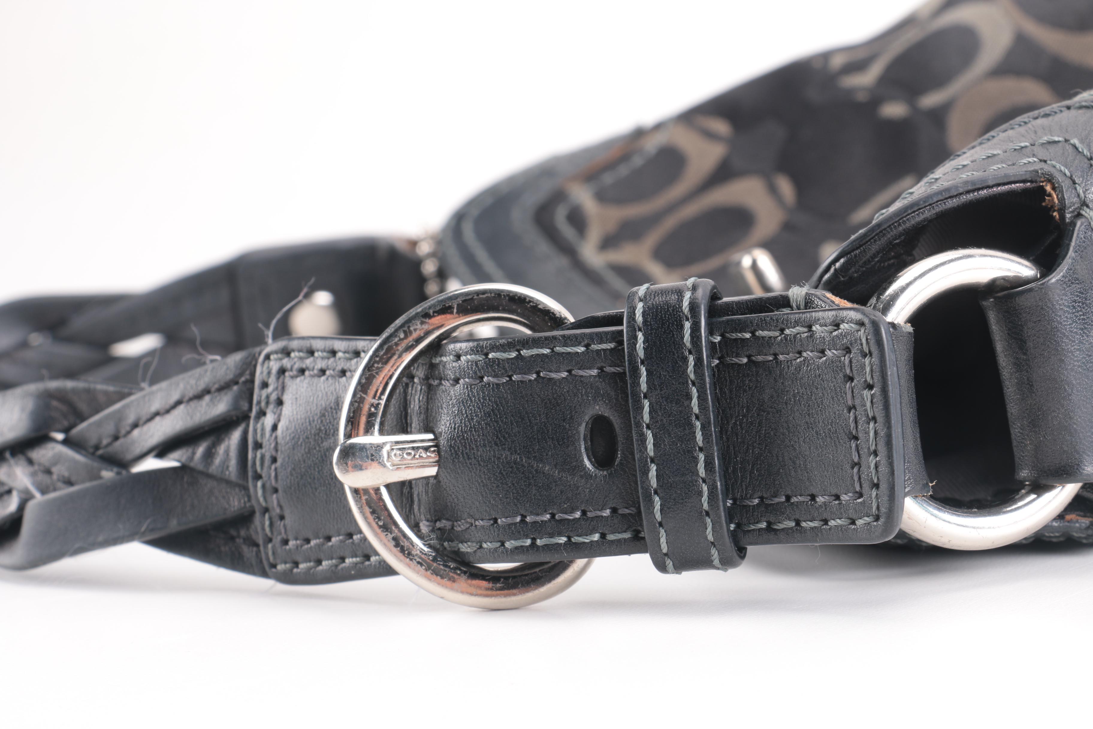 Coach Chelsea Optic Turn Lock Shoulder Hobo Bag