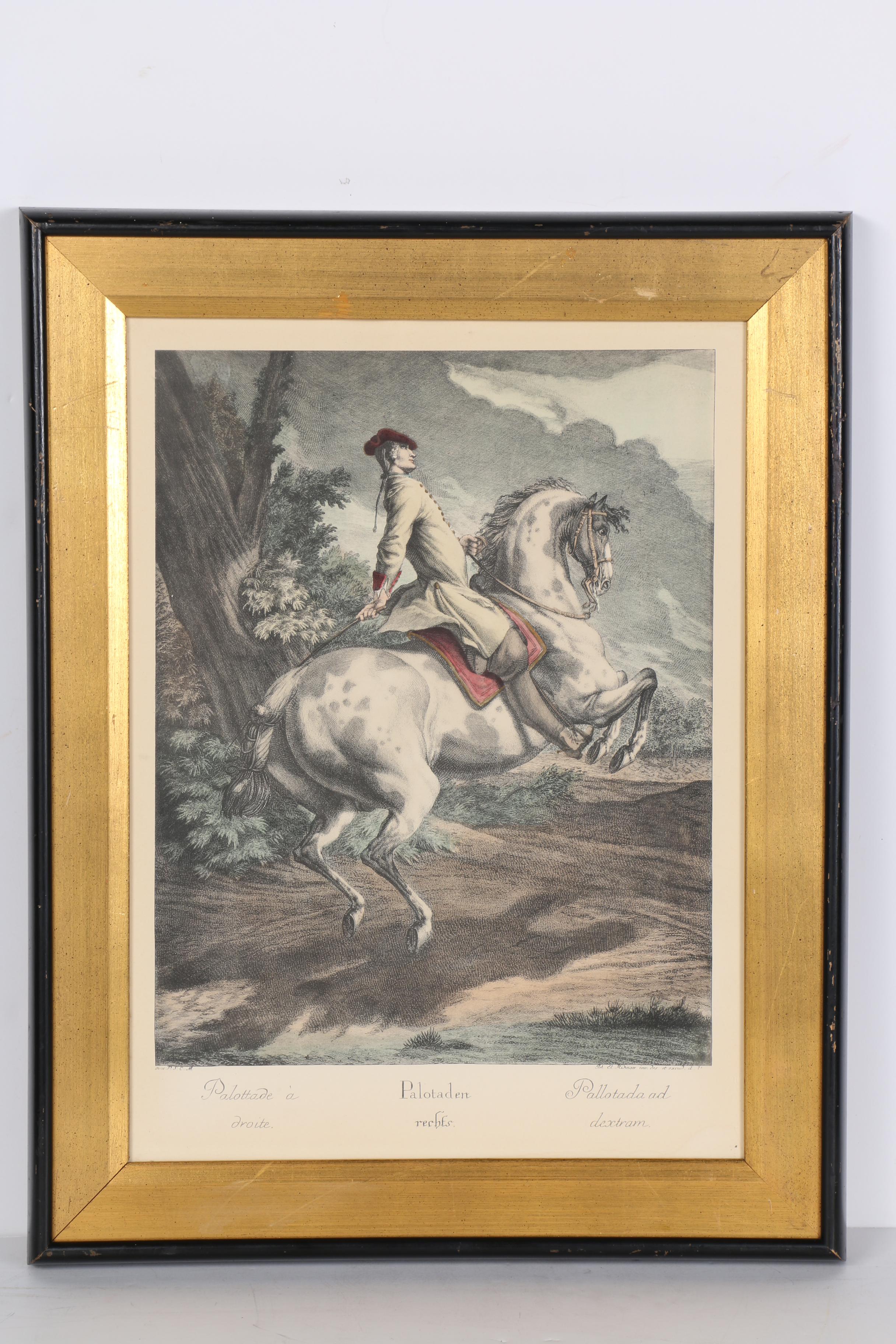 Pair of Johann Elias Ridinger Restrike Engravings