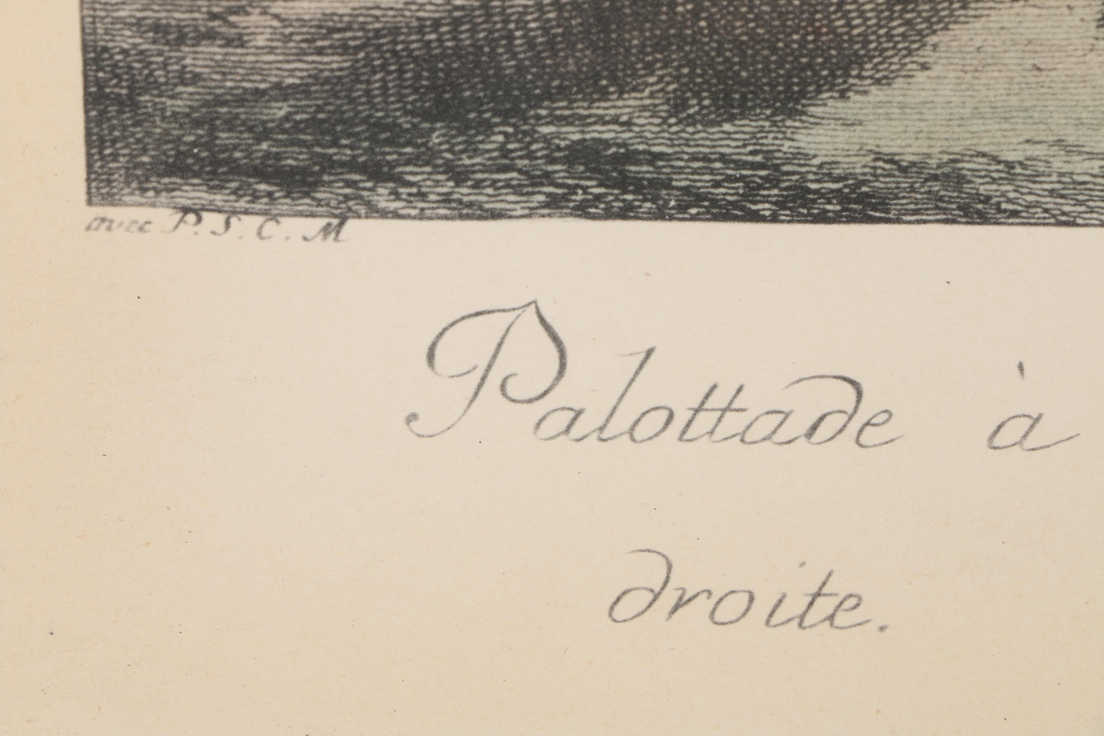 Pair of Johann Elias Ridinger Restrike Engravings