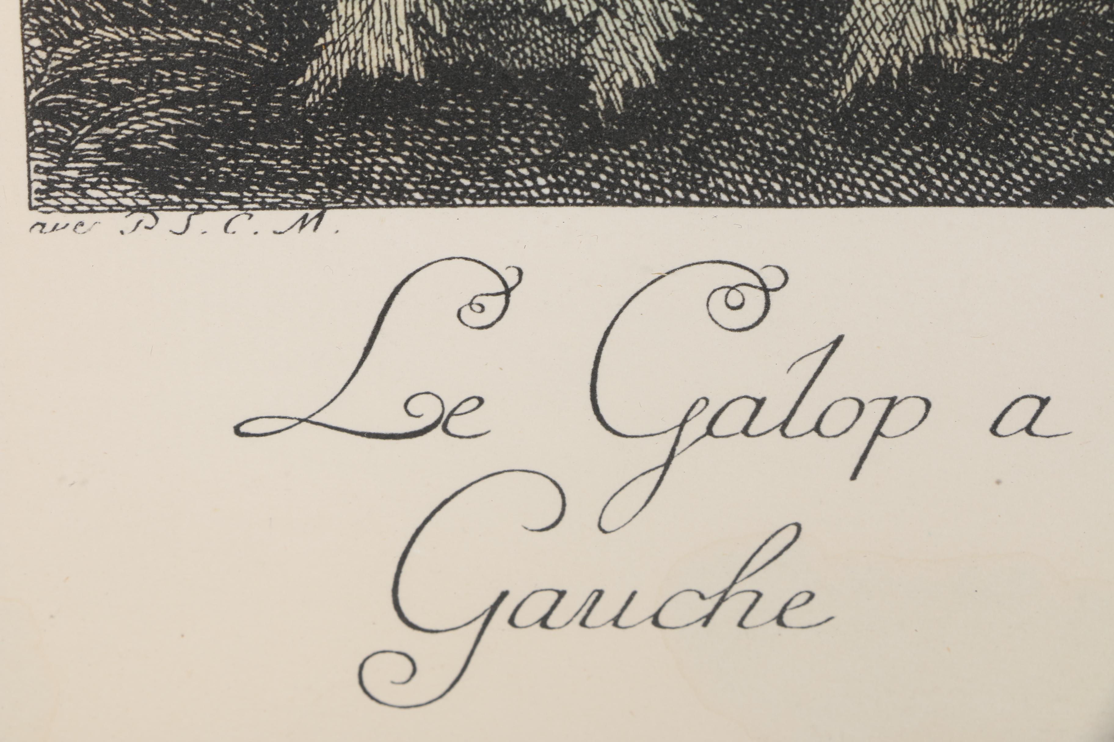 Pair of Johann Elias Ridinger Restrike Engravings