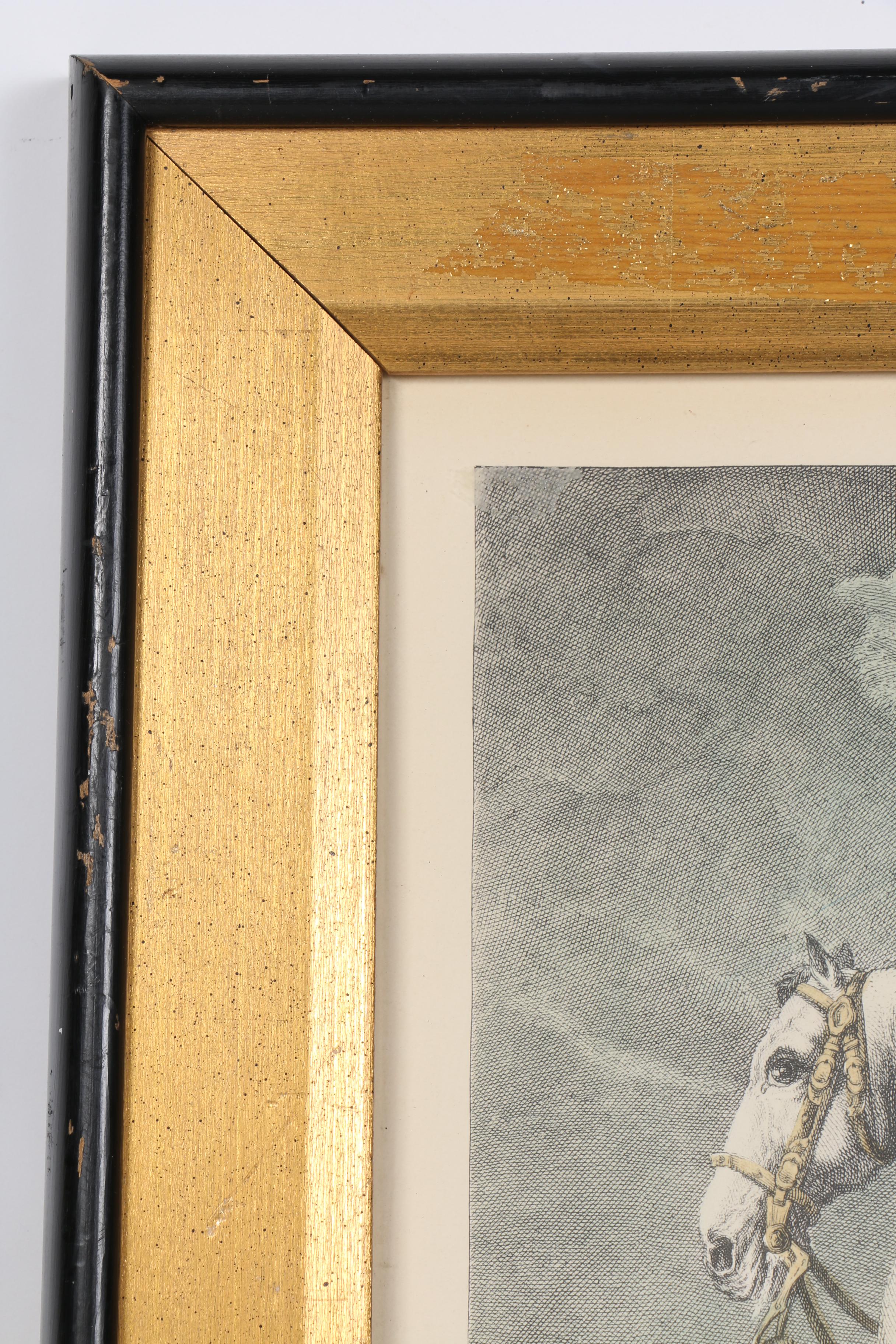 Pair of Johann Elias Ridinger Restrike Engravings