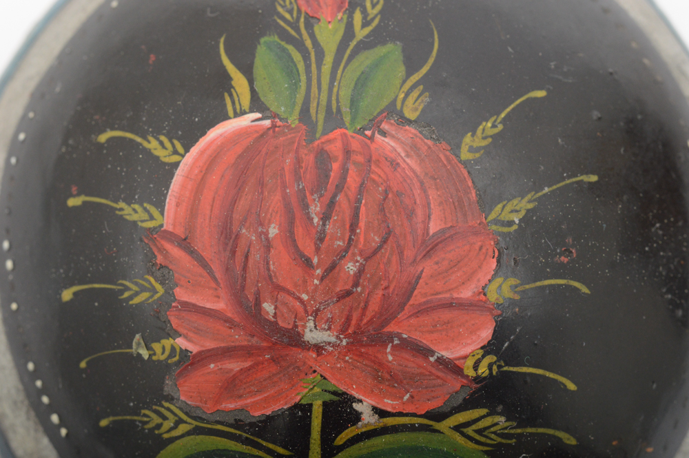 Antique Mexican Painted Wooden Cup