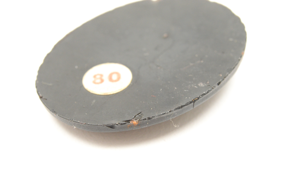 Black Medallion of Classic Figure