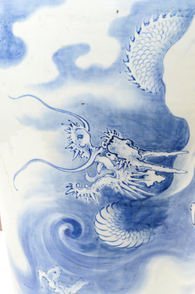 Japanese Meiji Period Imari Style Floor Vase