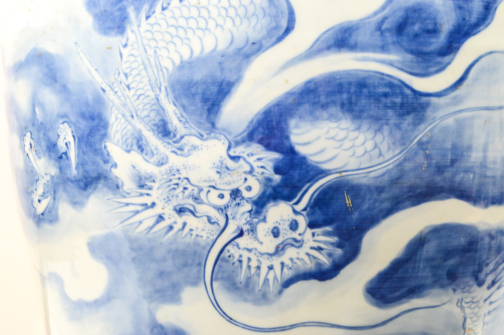 Japanese Meiji Period Imari Style Floor Vase