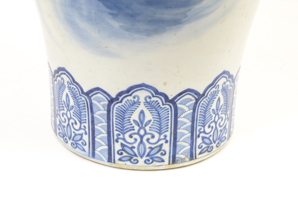 Japanese Meiji Period Imari Style Floor Vase