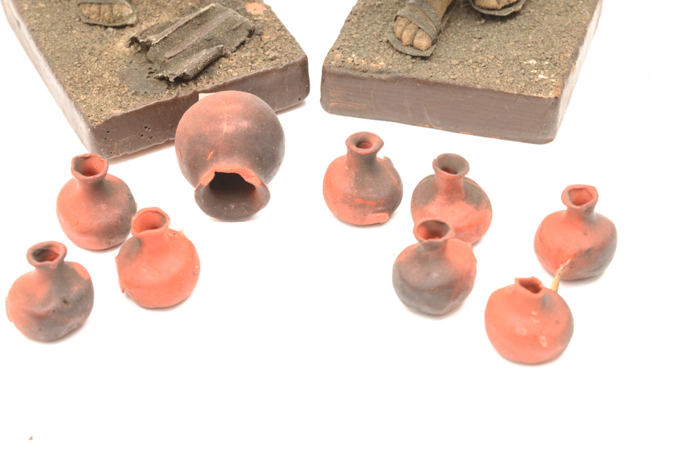 Spanish Colonial Cloth Figures of Farmers