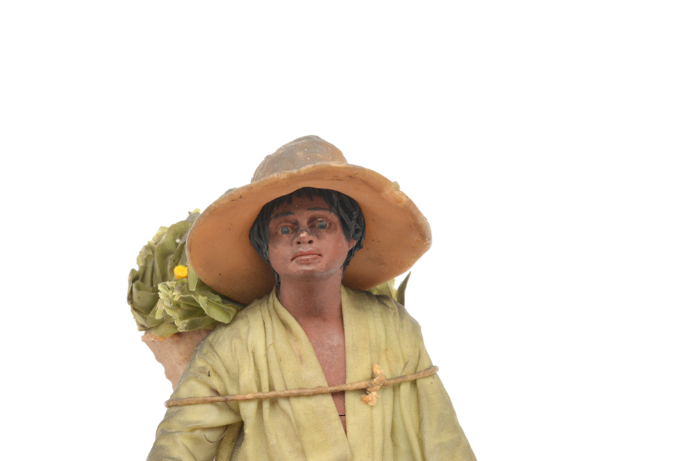 Spanish Colonial Wax Figures of Farmers