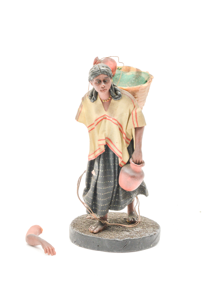 Spanish Colonial Wax Figures of Farmers