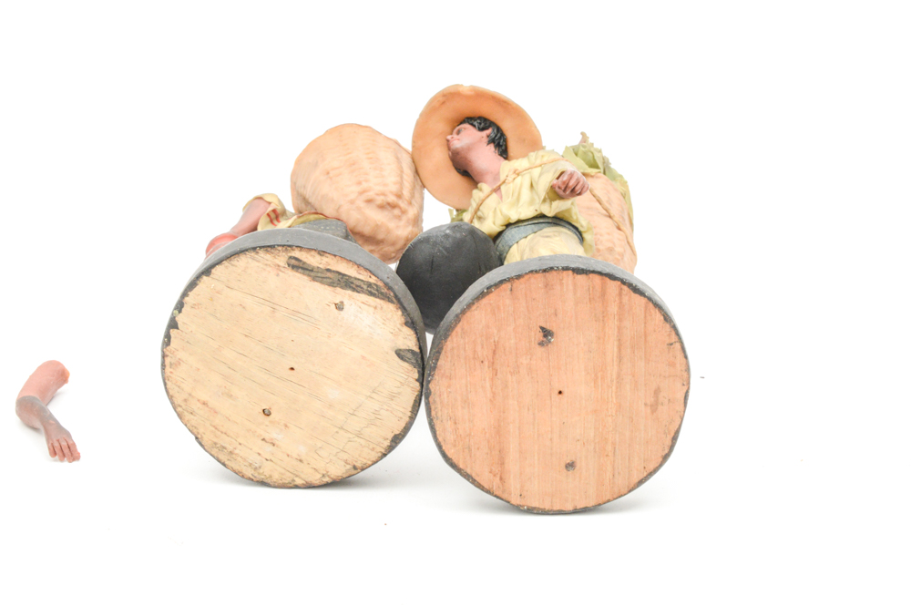 Spanish Colonial Wax Figures of Farmers