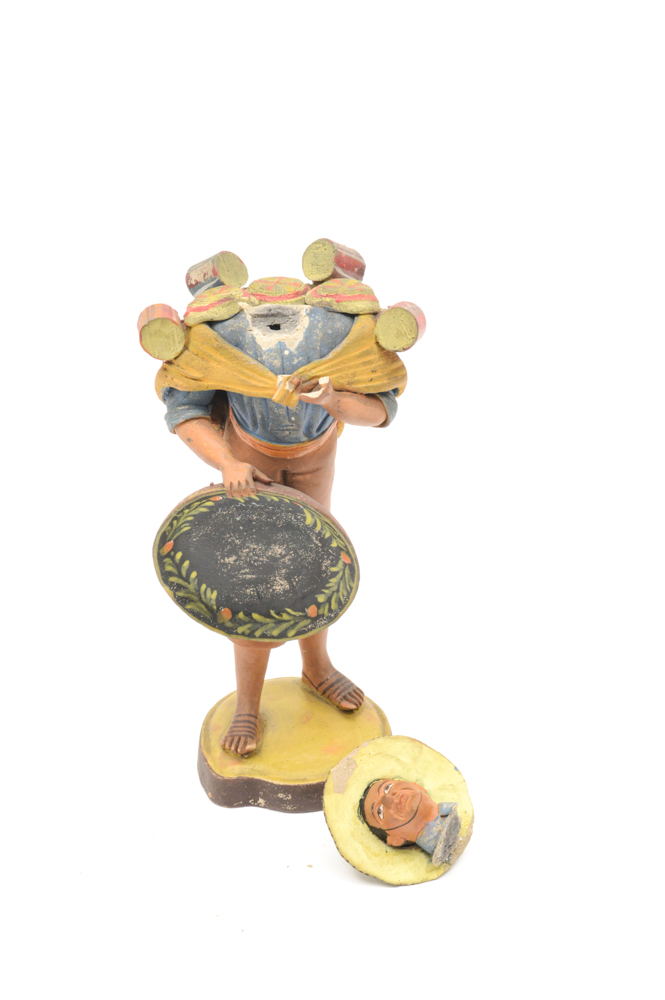Antique Mexican Pottery Figure