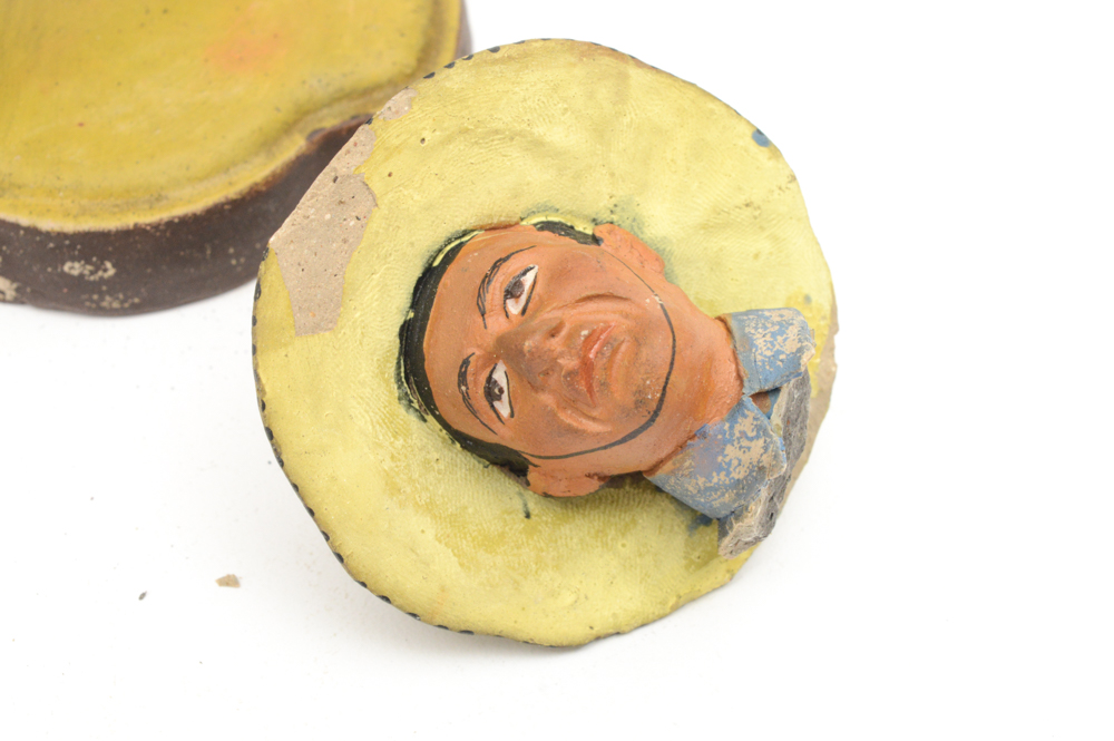 Antique Mexican Pottery Figure