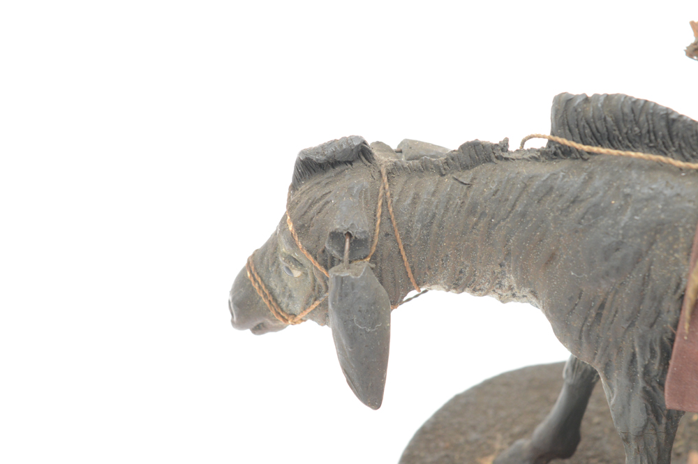 Antique Mexican Wax Figural Group