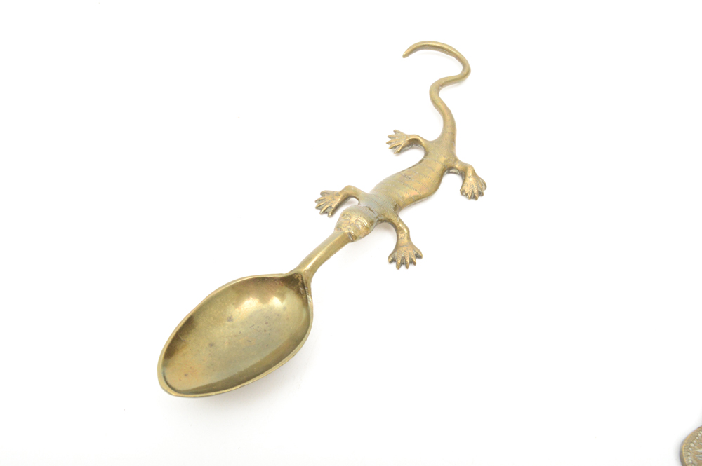 Antique Spoons and Buttonhook