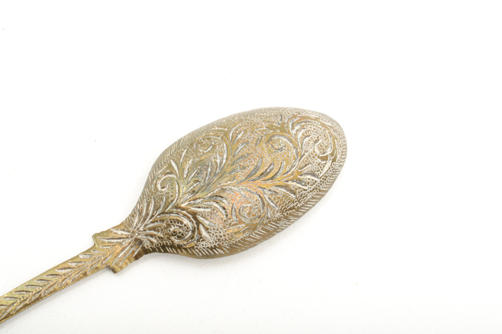 Antique Spoons and Buttonhook