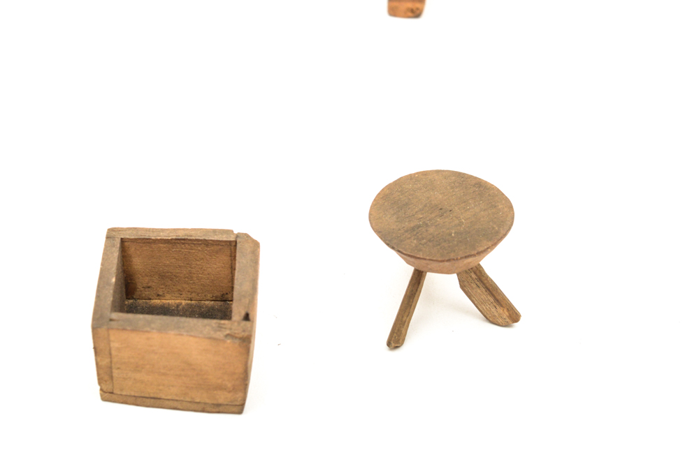 Antique Mexican Miniature Furnishings