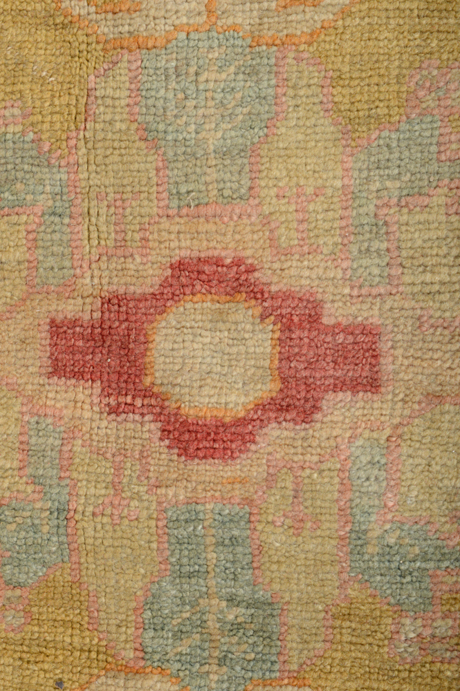 Antique Hand Knotted Turkish Anatolian Area Rug