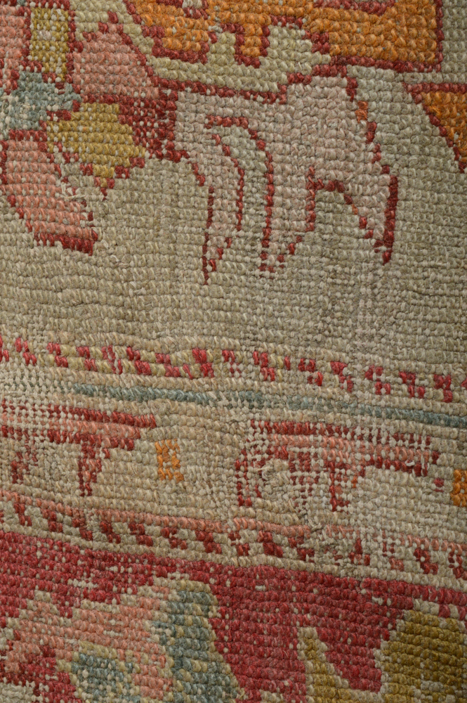 Antique Hand Knotted Turkish Anatolian Area Rug