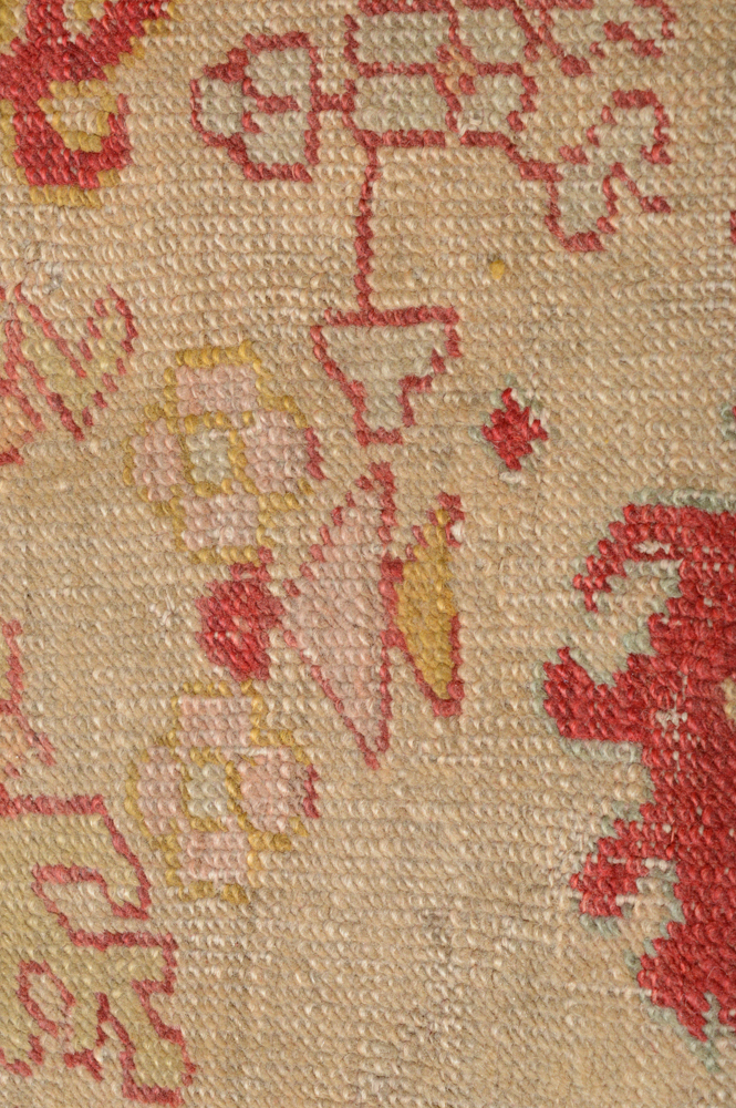 Antique Hand Knotted Turkish Anatolian Area Rug