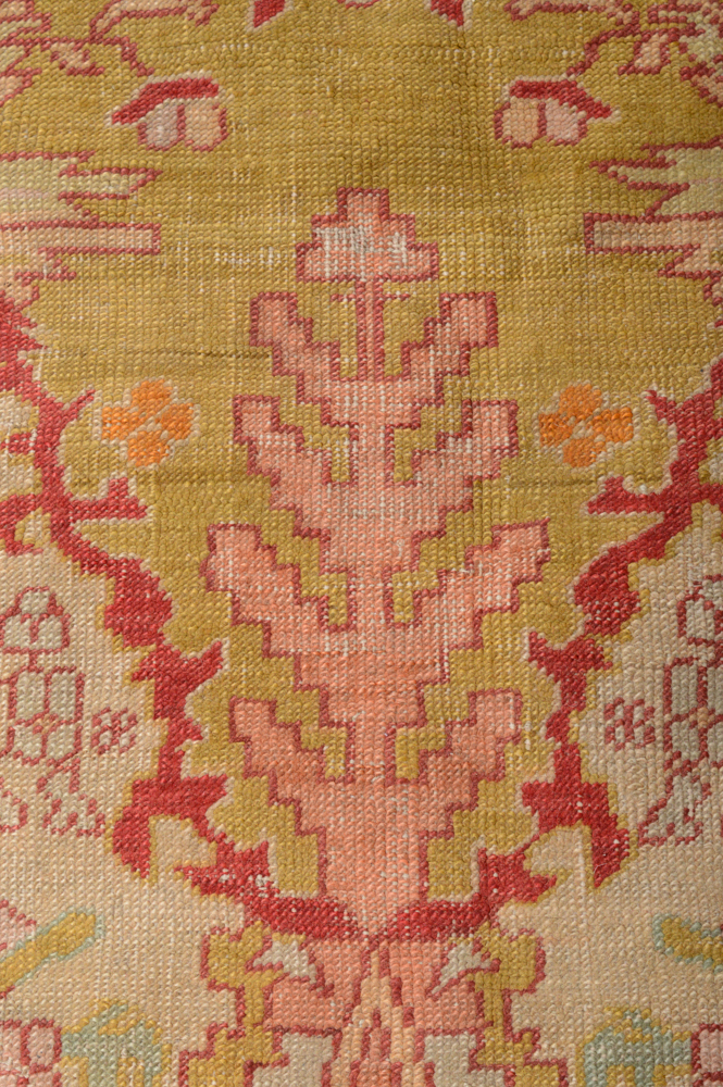 Antique Hand Knotted Turkish Anatolian Area Rug