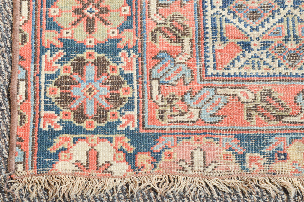 Antique Hand Knotted Turkish Carpet Runner