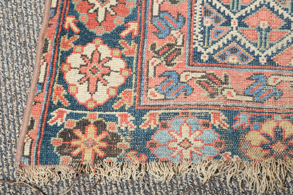 Antique Hand Knotted Turkish Carpet Runner