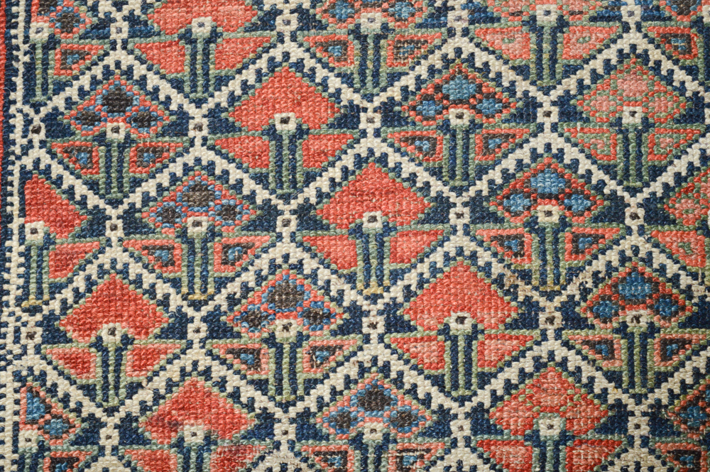 Antique Hand Knotted Turkish Carpet Runner