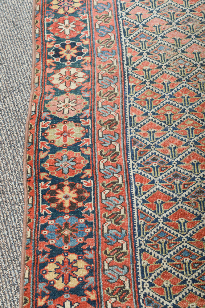 Antique Hand Knotted Turkish Carpet Runner